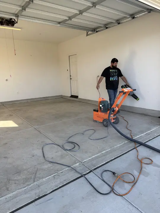 Diamond Grinding Garage Floor Menifee Ca