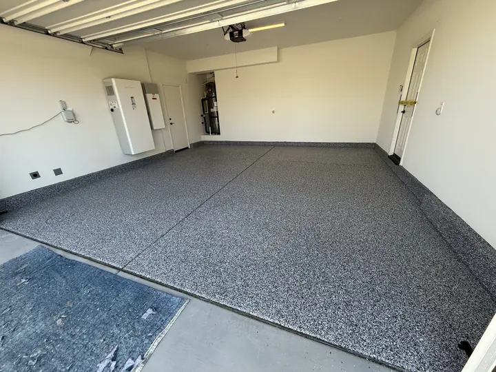 Flake Garage Floor Edge Detail Menifee Ca