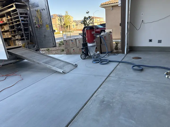 Floor Grinder Equipment Driveway Menifee Ca