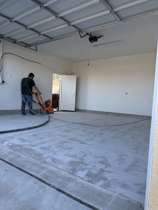 Grinding Open Garage Slab Menifee Ca